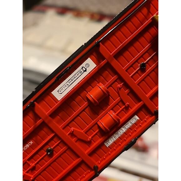 Hawthorne Village Budweiser Beer Holiday Express Train Set Masterpiece Railways - Picture 6 of 16